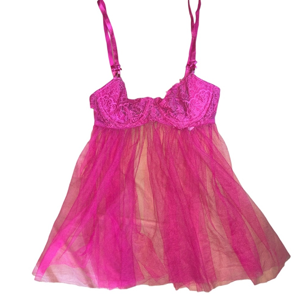 Victoria’s secret Pink size X Small Pink Babydoll Lingerie Top